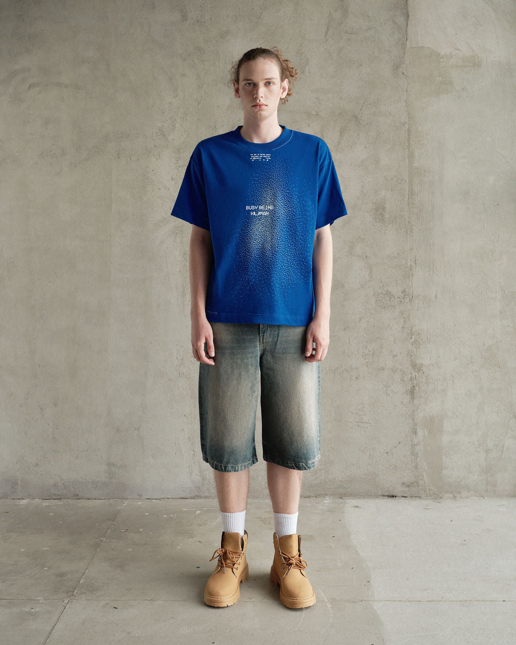 Busy Being Human Boxy T-shirt