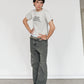 Sassy & Stressed Y2K Babytee  Grey Melange
