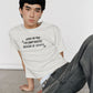 Sassy & Stressed Y2K Babytee  Grey Melange